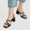 PULL & BEAR Sandalen - Black