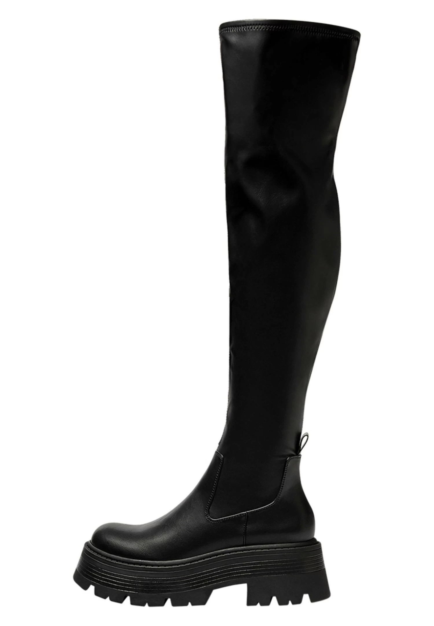 PULL & BEAR Overknee Laarzen - Black 2 PULL & BEAR Overknee Laarzen - Black - Afbeelding 2