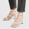 PULL & BEAR Mit Absatz Und Riemchen - Sandalen - White