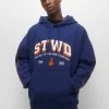 PULL & BEAR Stwd- Hoodie - Blue