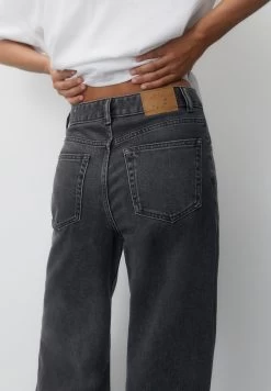PULL & BEAR Wide-Leg - Relaxed Fit Jeans - Grey -PULL BEAR Winkel f5b0f9eaeb1543399430046eed721731