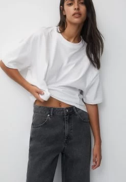 PULL & BEAR Wide-Leg - Relaxed Fit Jeans - Grey -PULL BEAR Winkel f653439ef91e4b49b5ed3836394b6e89