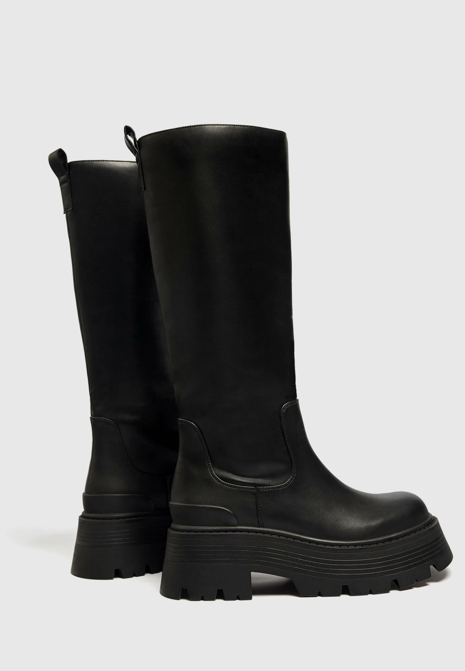 PULL & BEAR Plateaulaarzen - Black 5 PULL & BEAR Plateaulaarzen - Black - Afbeelding 5