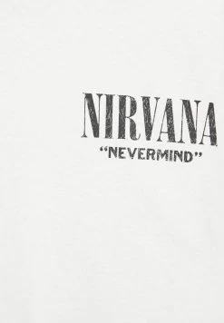 PULL & BEAR Short Sleeve Nirvana- T-Shirt Print - White -PULL BEAR Winkel f722f0eaa78f41eb86cc1a524dac58fd