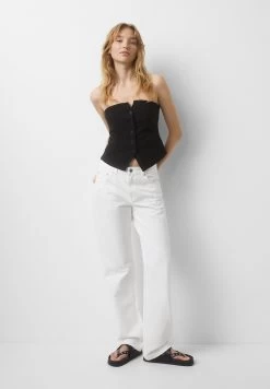 PULL & BEAR Smart Strapless - Top - Black -PULL BEAR Winkel f76fa9e5f6004cc9a2f5cf9e350f534e