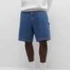 PULL & BEAR Carpenter Bermuda- Jeansshort - Blue Denim