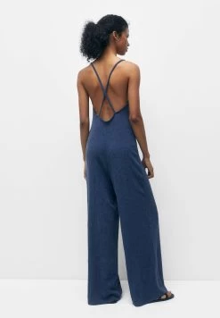 PULL & BEAR Long Fitting - Jumpsuit - Blue -PULL BEAR Winkel f9797e9dc9ee4fd0ad146647b2022e07