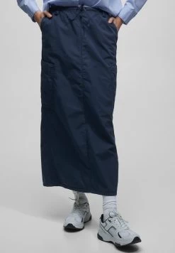 PULL & BEAR With An Elastic Waistband - Maxirok - Dark Blue