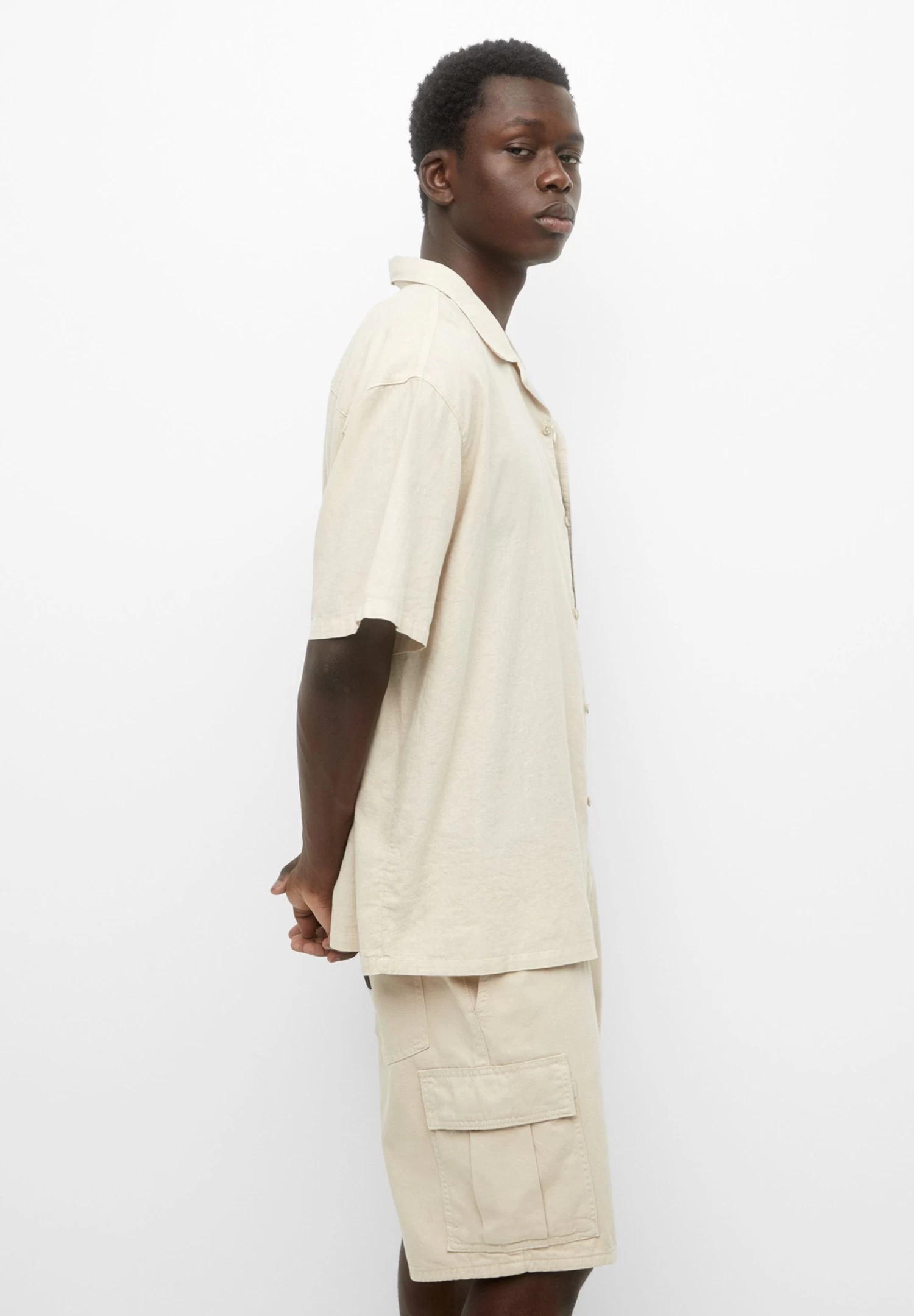 PULL & BEAR Basic Short Sleeve - Overhemd - Ochre 5 PULL & BEAR Basic Short Sleeve - Overhemd - Ochre - Afbeelding 5