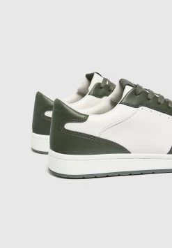 PULL & BEAR Casual With Piece Details - Sneakers Laag - Green -PULL BEAR Winkel fa6d70581579426eaa25fd966df56e6a