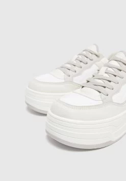 PULL & BEAR Platform - Sneakers Laag - Mottled Grey -PULL BEAR Winkel fa8d10ac441a407ca3a6c3b6dc1db513