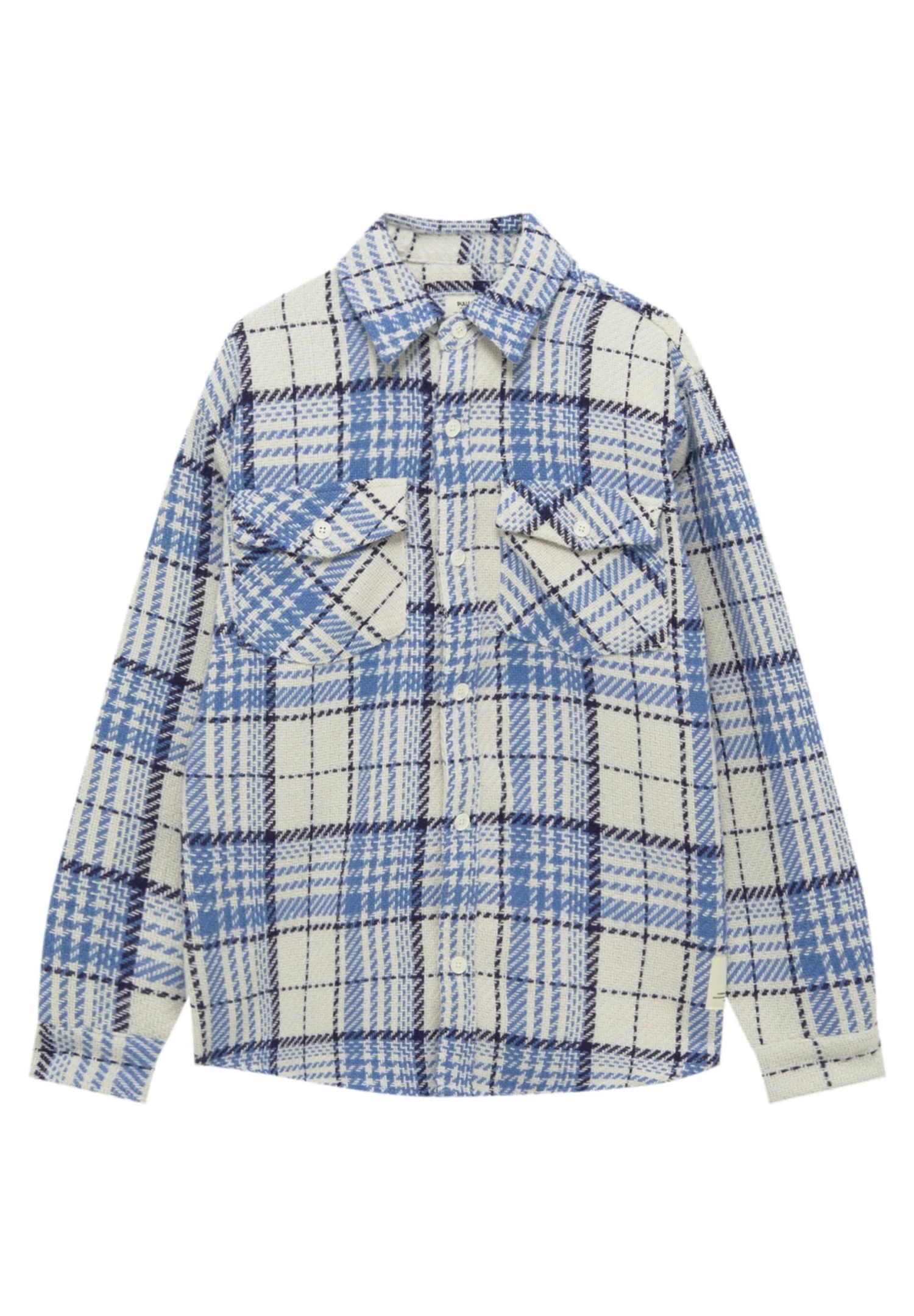 PULL & BEAR Rustic Check - Lichte Jas - Blue 6 PULL & BEAR Rustic Check - Lichte Jas - Blue - Afbeelding 6