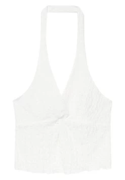 PULL & BEAR Crossover Neckline - Top - Beige -PULL BEAR Winkel fc47f54387404e9fb30bdc1fbbc1d8ff