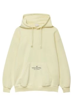 PULL & BEAR Letter Print - Hoodie - Yellow -PULL BEAR Winkel fc6798c559ce47649b56f771485685bf