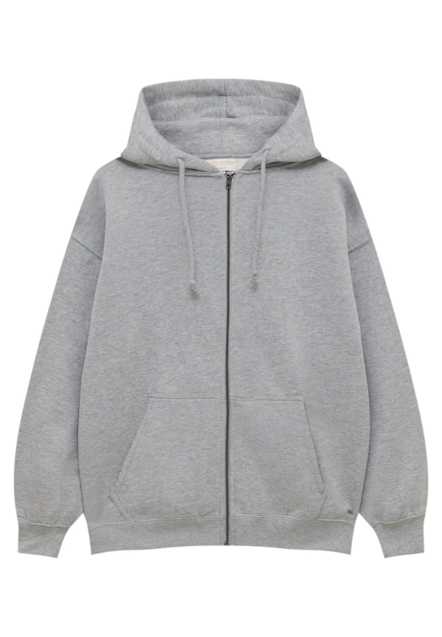 PULL & BEAR Basic Oversize- Sweater Met Rits - Grey 6 PULL & BEAR Basic Oversize- Sweater Met Rits - Grey - Afbeelding 6