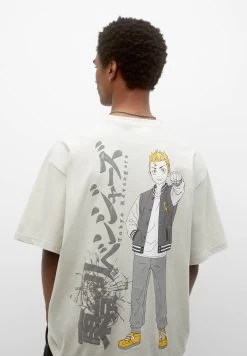 PULL & BEAR Tokyo Revengers Slogan - T-Shirt Print - White -PULL BEAR Winkel ff34ec9a2be4439098266391f92b9a2e