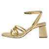 PULL & BEAR Strappy Heeled - Sandalen - Gold Coloured